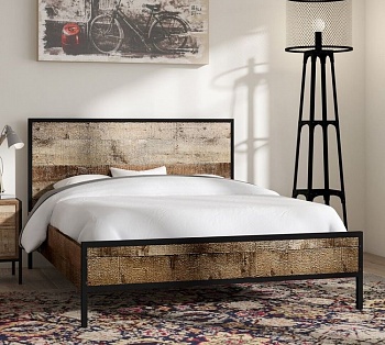 Кровать из дерева дизайн